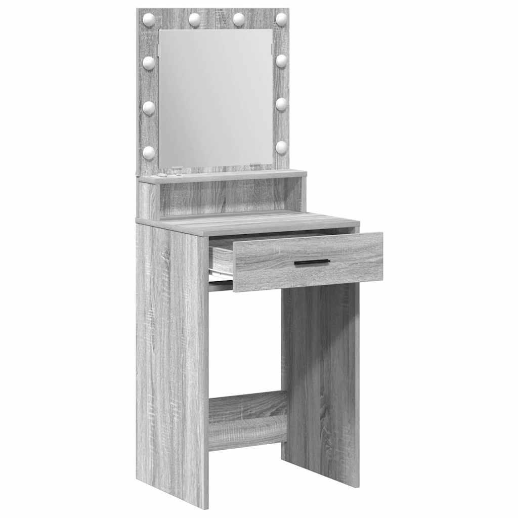 vidaXL Τραπέζι περιποίησης Γκρίζο Σονομα 50 x 41 x 135 εκ