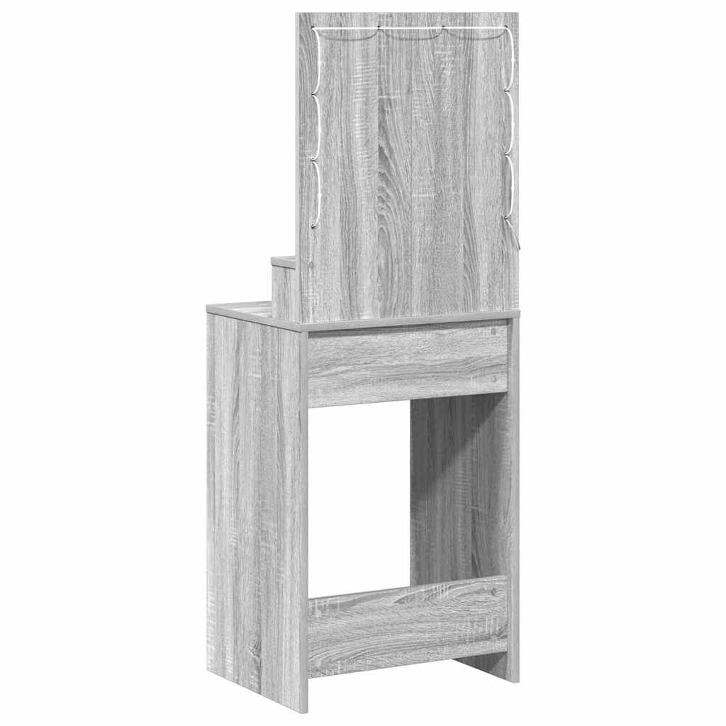 vidaXL Τραπέζι περιποίησης Γκρίζο Σονομα 50 x 41 x 135 εκ