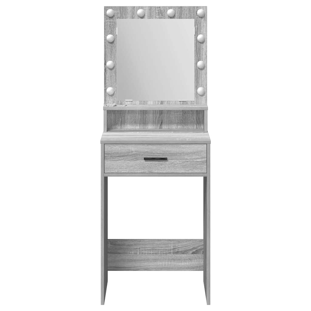 vidaXL Τραπέζι περιποίησης Γκρίζο Σονομα 50 x 41 x 135 εκ