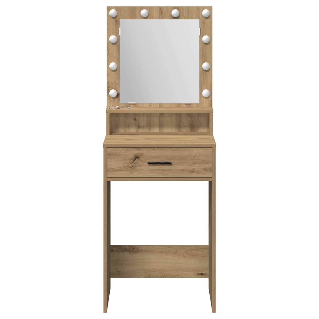 vidaXL Τραπέζι περιποίησης Artisan Oak 50 x 41 x 135 εκ
