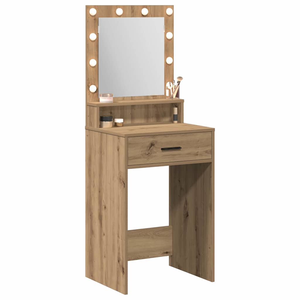 vidaXL Τραπέζι περιποίησης Artisan Oak 50 x 41 x 135 εκ