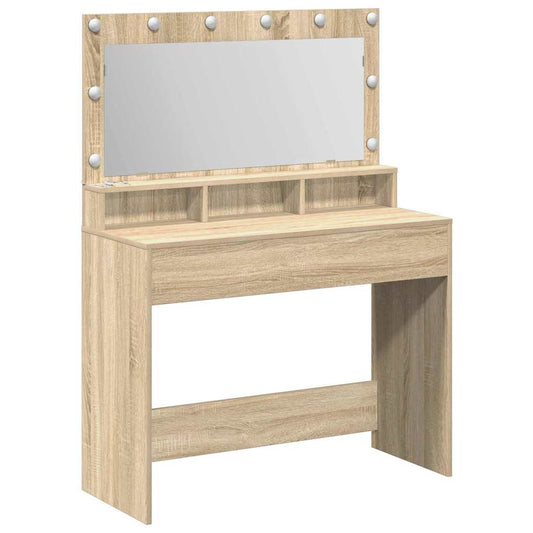 vidaXL Τραπέζι περιποίησης Δρύς Sonoma 100 x 41 x 135 εκ.