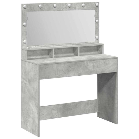 vidaXL Τραπέζι περιποίησης Σκυρόδεμα Γκρι 100 x 41 x 135 εκ.