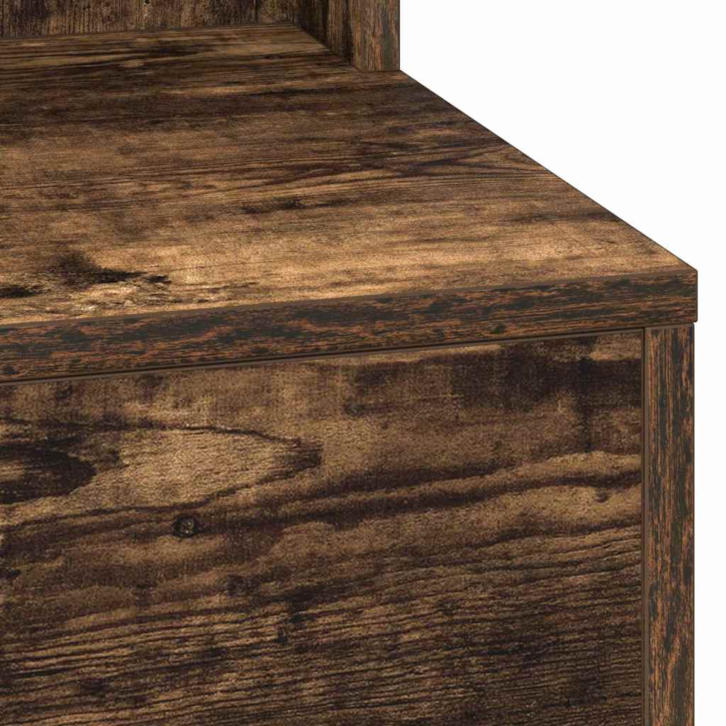 vidaXL Τραπέζι περιποίησης Καπνιστό Δρύς 100 x 41 x 135 εκ.