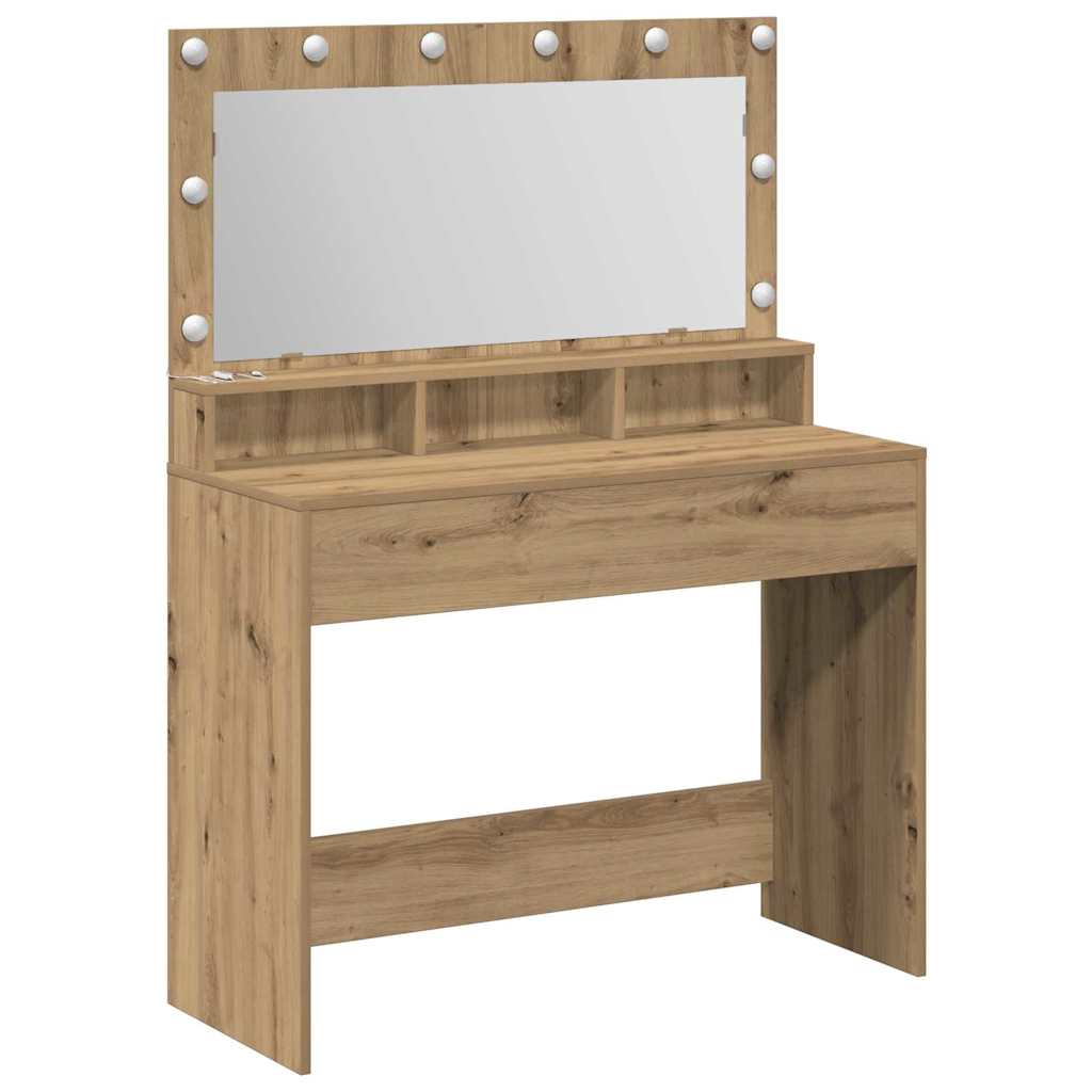 vidaXL Τραπέζι περιποίησης Artisan Oak 100 x 41 x 135 εκ.