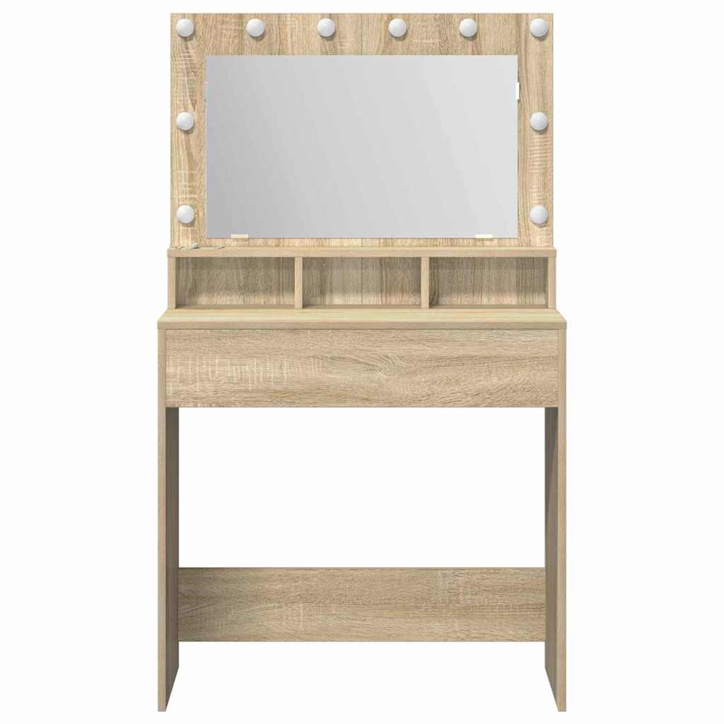 vidaXL Τραπέζι περιποίησης Δρύς Sonoma 75,5 x 41 x 135 εκ.