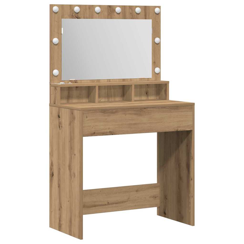 vidaXL Τραπέζι περιποίησης Artisan Oak 75,5 x 41 x 135 εκ.