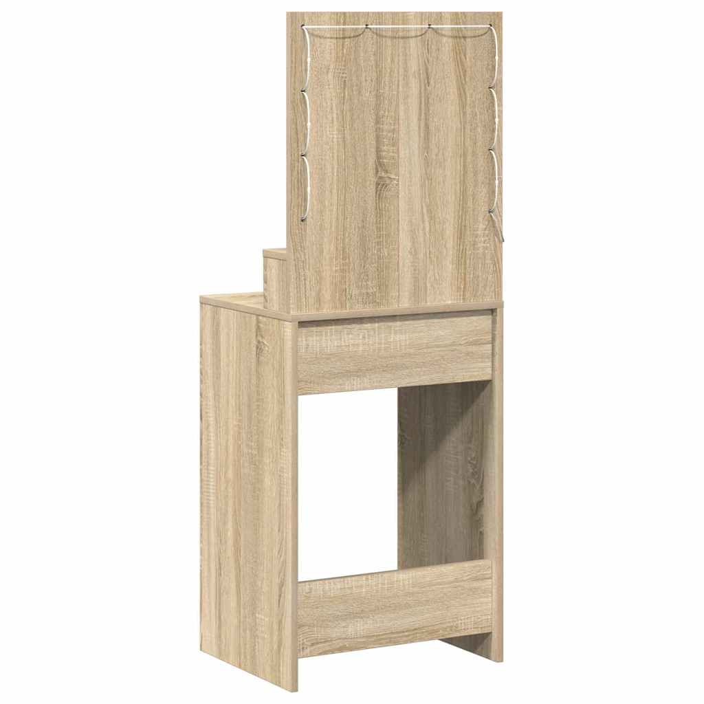vidaXL Τραπέζι περιποίησης Δρύς Sonoma 50 x 41 x 135 εκ