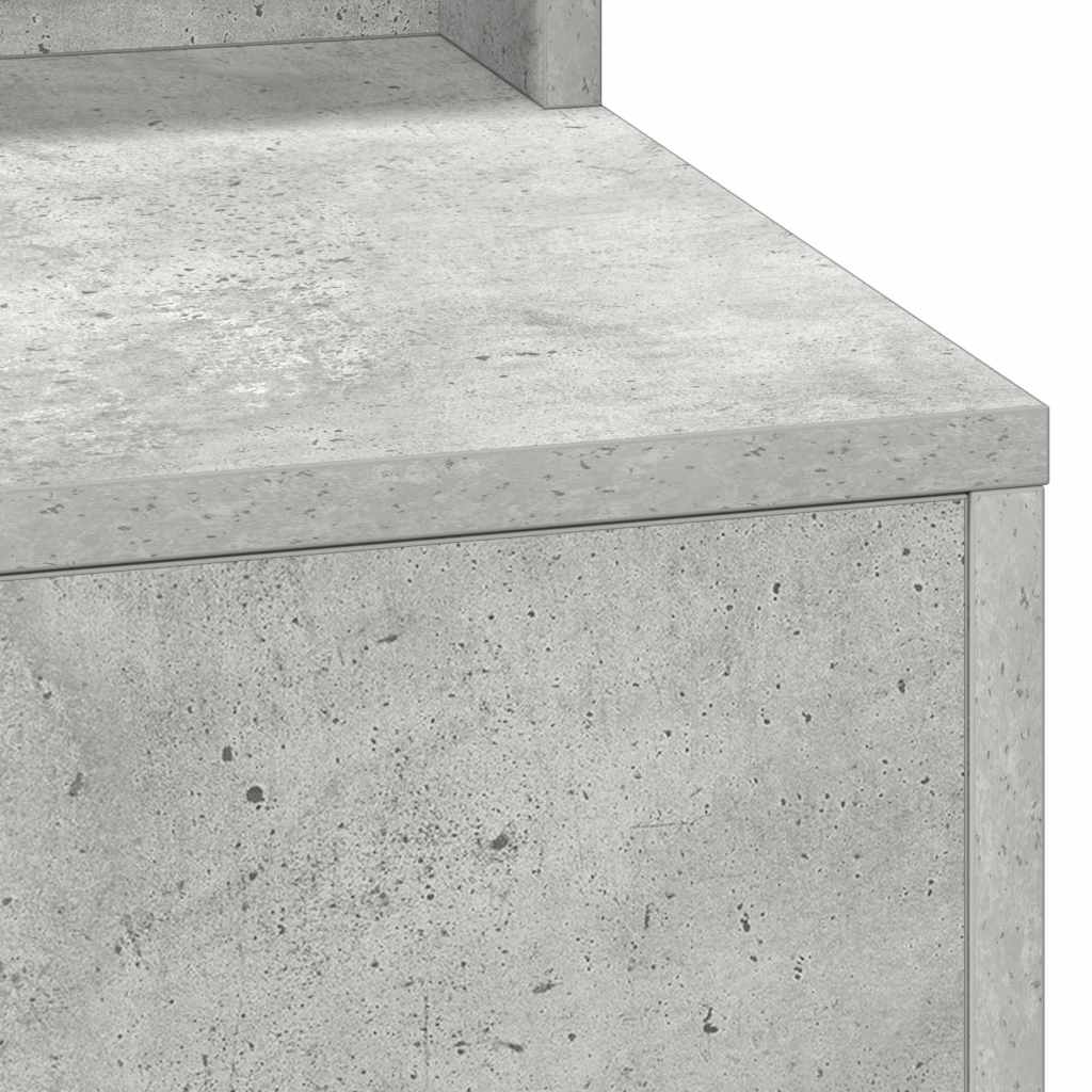 vidaXL Τραπέζι περιποίησης Σκυρόδεμα Γκρι 50 x 41 x 135 εκ