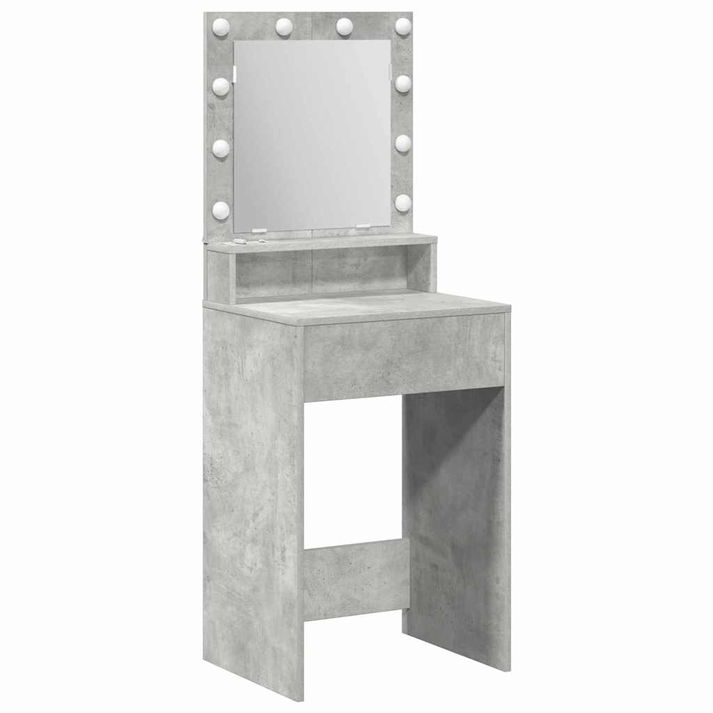 vidaXL Τραπέζι περιποίησης Σκυρόδεμα Γκρι 50 x 41 x 135 εκ