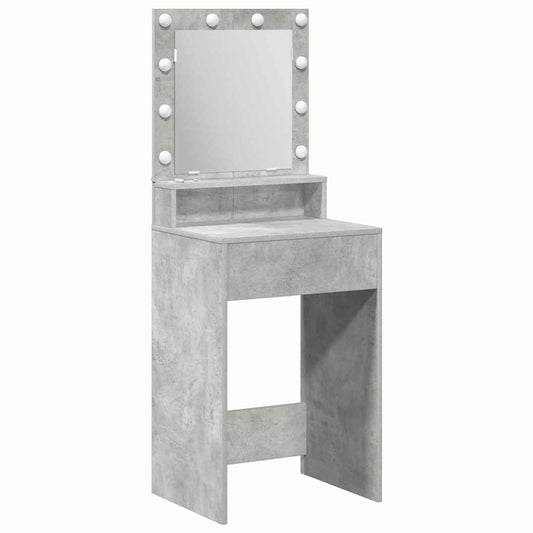 vidaXL Τραπέζι περιποίησης Σκυρόδεμα Γκρι 50 x 41 x 135 εκ