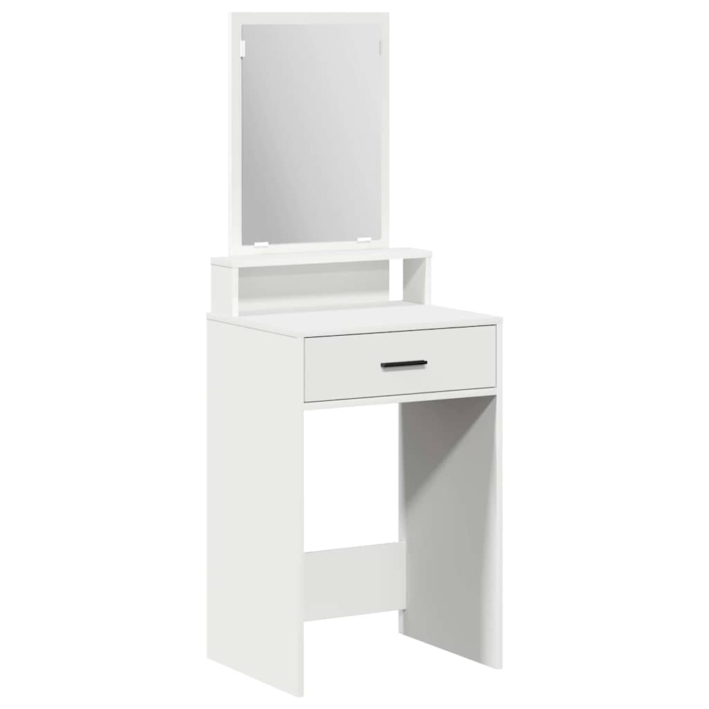 vidaXL Τραπέζι περιποίησης Λευκό 50 x 41 x 140 εκ. Επεξεργασμένο Ξύλο