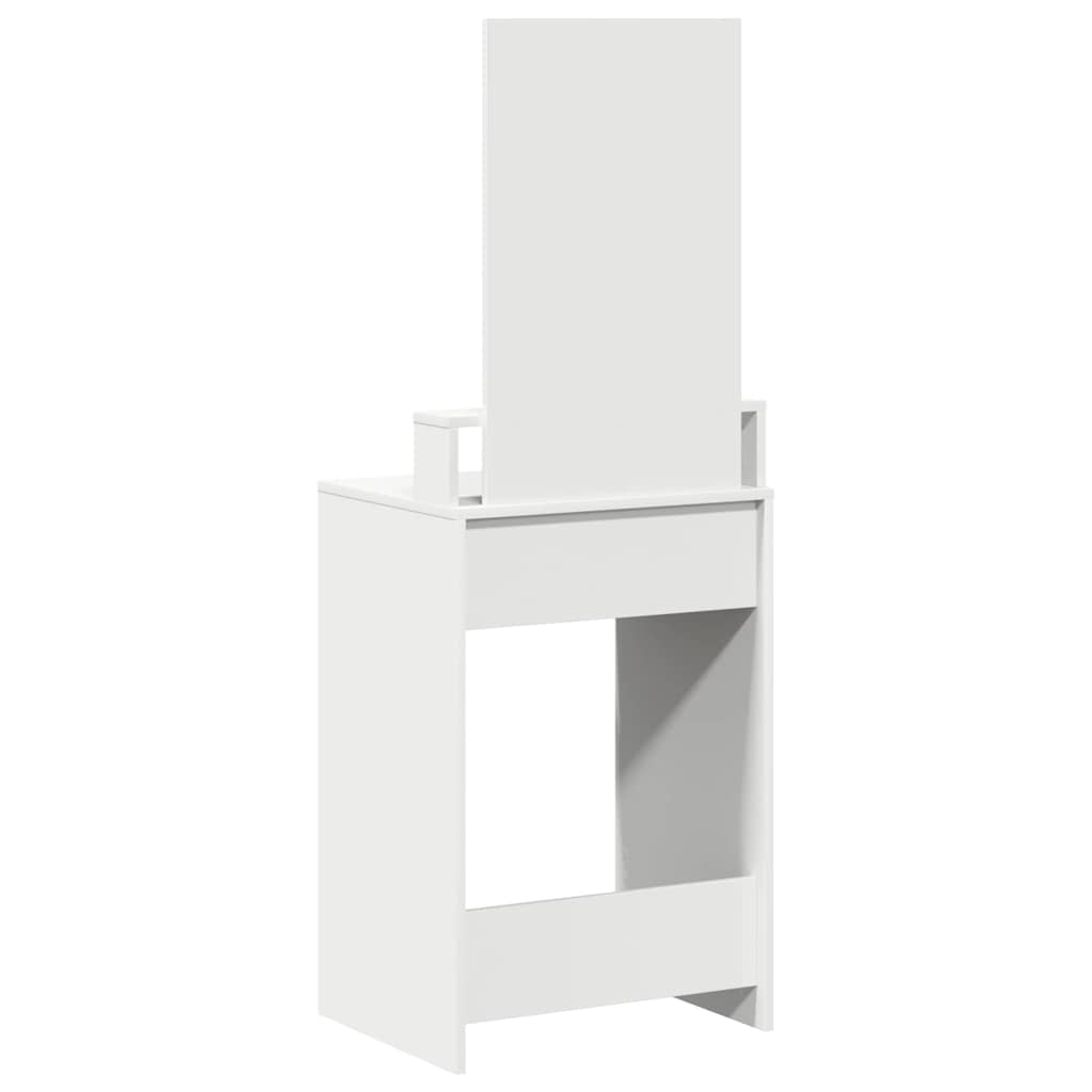 vidaXL Τραπέζι περιποίησης Λευκό 50 x 41 x 140 εκ. Επεξεργασμένο Ξύλο