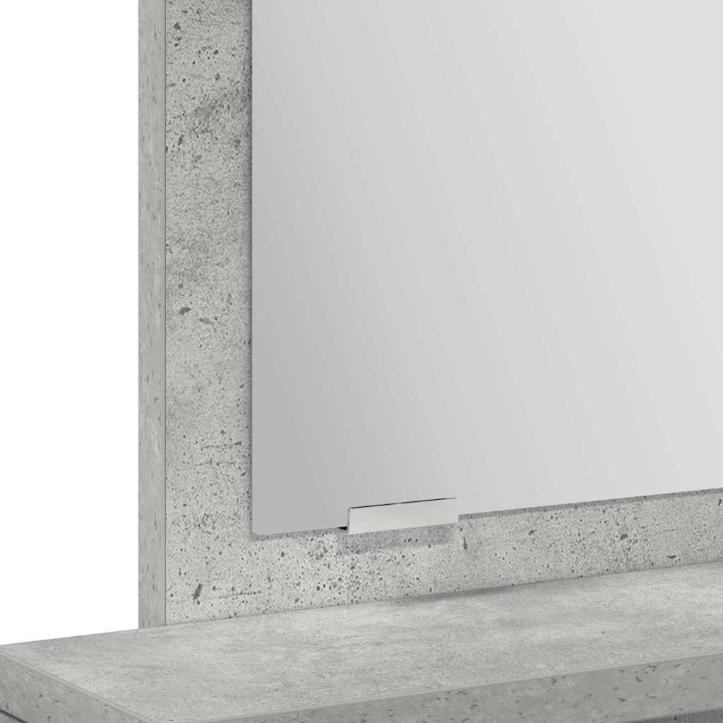 vidaXL Τραπέζι περιποίησης Σκυρόδεμα Γκρι 50 x 41 x 140 εκ.