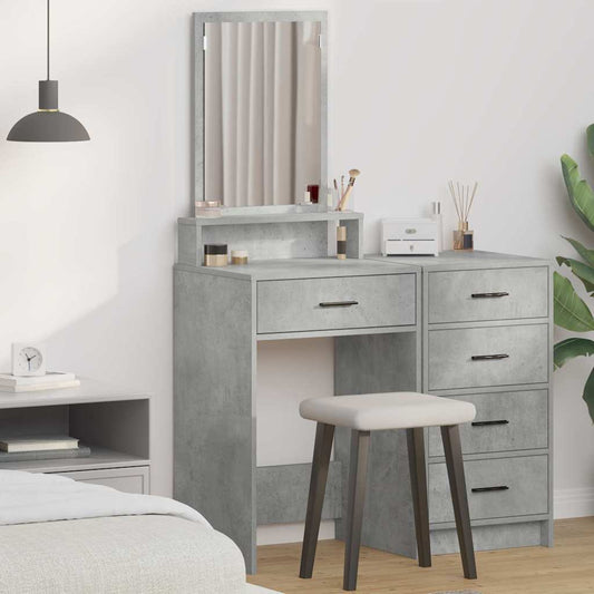 vidaXL Τραπέζι περιποίησης Σκυρόδεμα Γκρι 50 x 41 x 140 εκ.