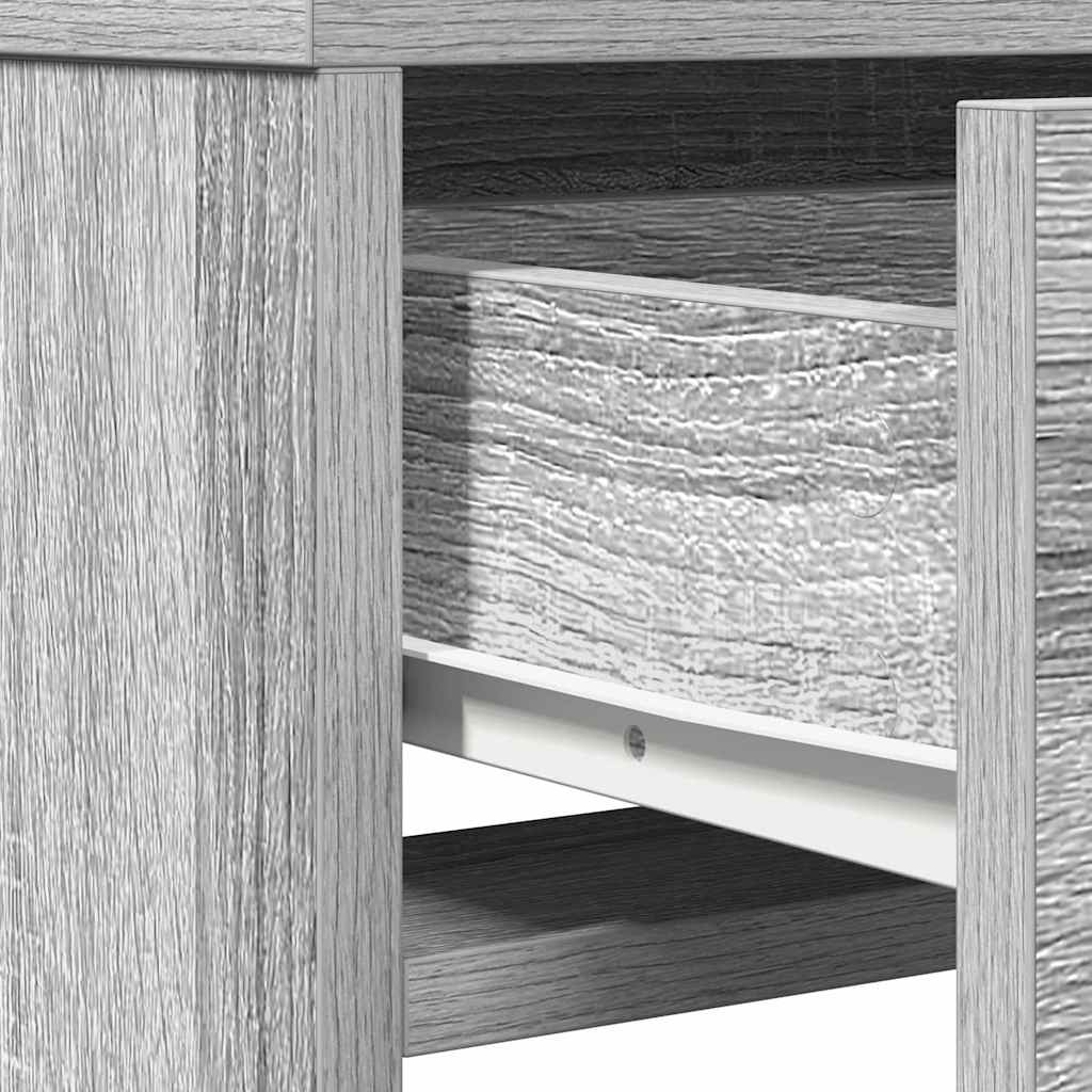 vidaXL Τραπέζι περιποίησης Γκρίζο Σονομα 50 x 41 x 140 εκ.