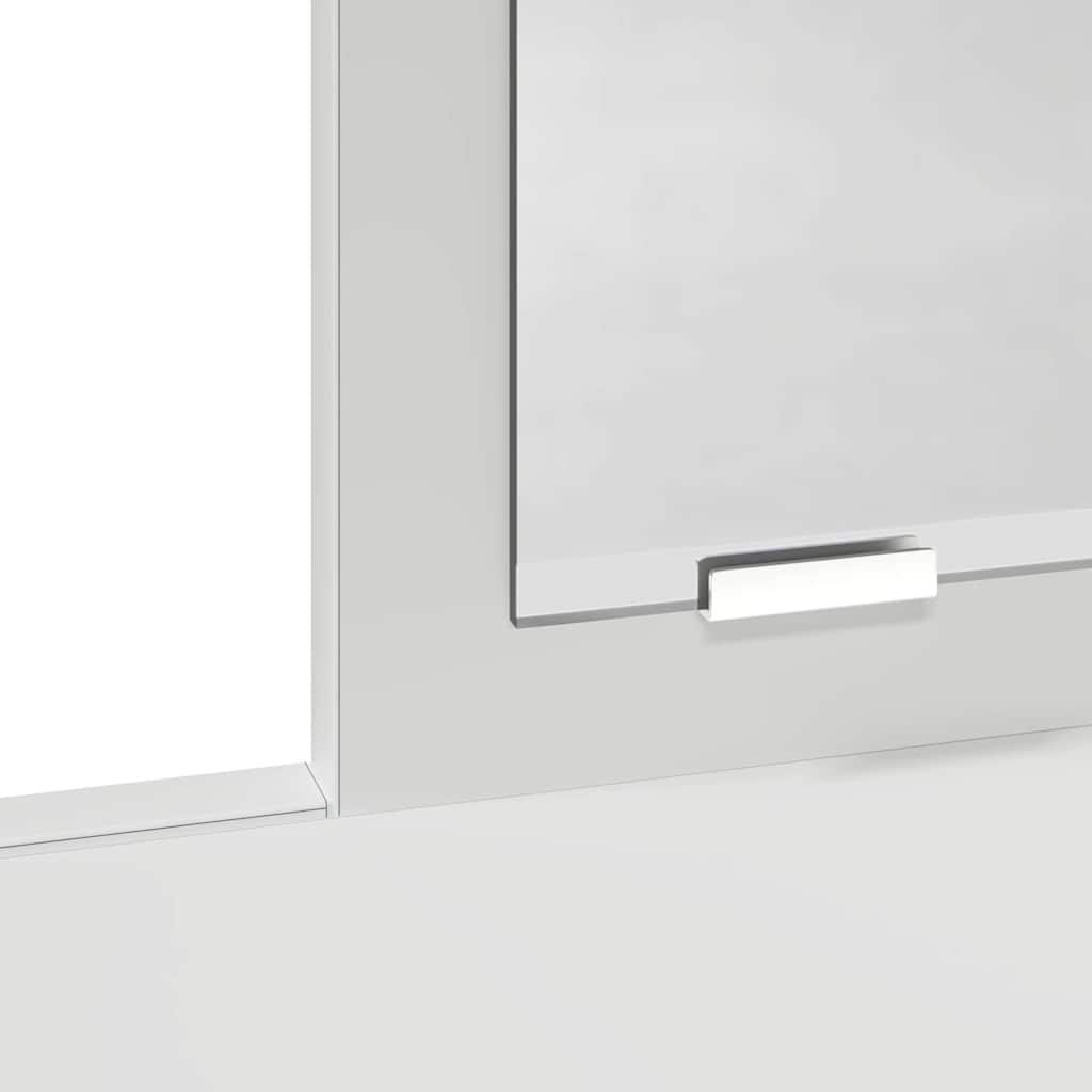 vidaXL Τραπέζι περιποίησης Λευκό 79 x 41 x 140 εκ. Επεξεργασμένο Ξύλο