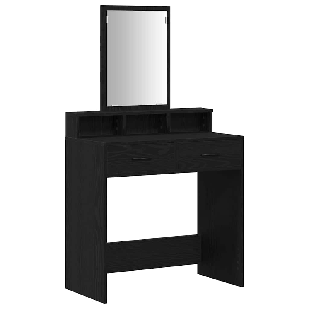 vidaXL Τραπέζι περιποίησης Μαύρη Οξυά 79 x 41 x 140 εκ.