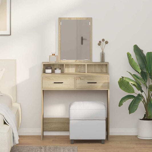 vidaXL Τραπέζι περιποίησης Δρύς Sonoma 79 x 41 x 140 εκ.