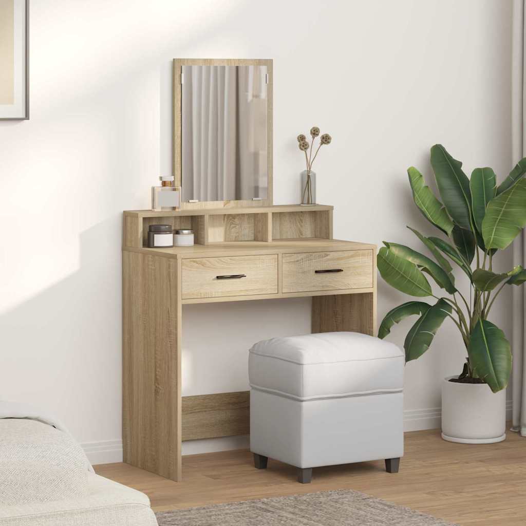 vidaXL Τραπέζι περιποίησης Δρύς Sonoma 79 x 41 x 140 εκ.