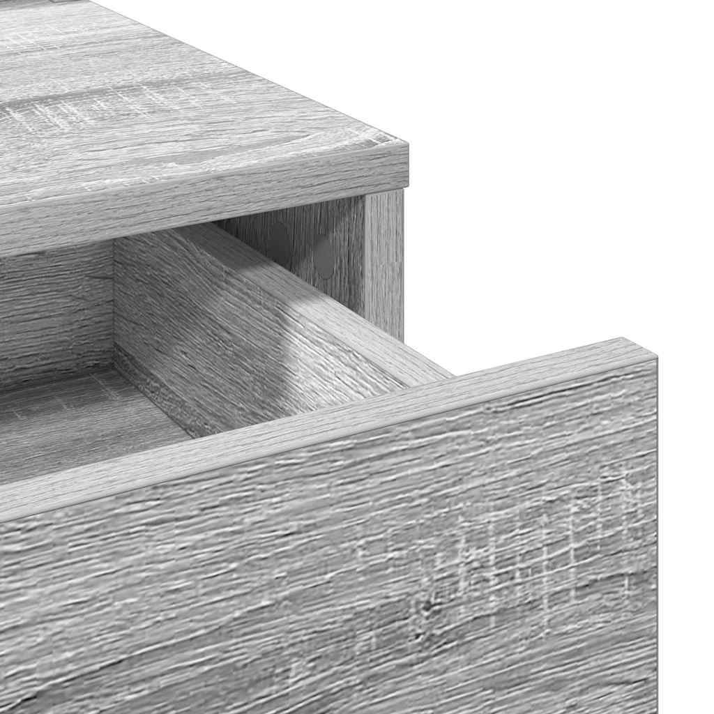 vidaXL Τραπέζι περιποίησης Γκρίζο Σονομα 79 x 41 x 140 εκ.