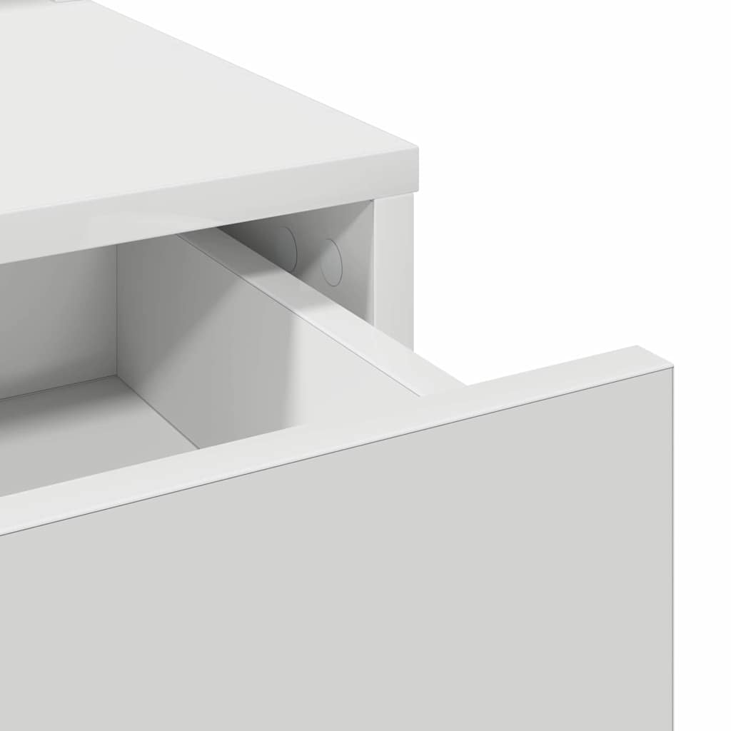 vidaXL Τραπέζι περιποίησης Λευκό 100 x 41 x 140 εκ. Επεξεργασμένο Ξύλο