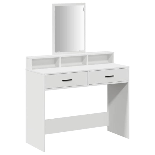 vidaXL Τραπέζι περιποίησης Λευκό 100 x 41 x 140 εκ. Επεξεργασμένο Ξύλο