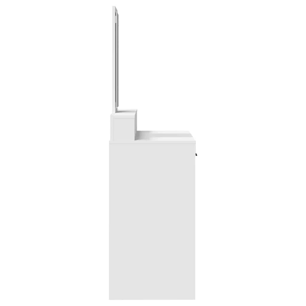 vidaXL Τραπέζι περιποίησης Λευκό 100 x 41 x 140 εκ. Επεξεργασμένο Ξύλο
