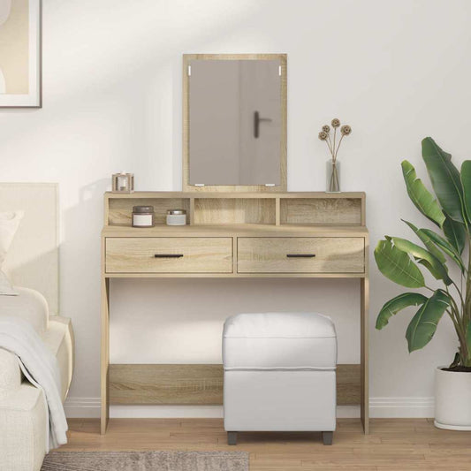 vidaXL Τραπέζι περιποίησης Δρύς Sonoma 100 x 41 x 140 εκ.