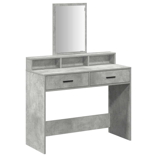 vidaXL Τραπέζι περιποίησης Σκυρόδεμα Γκρι 100 x 41 x 140 εκ.