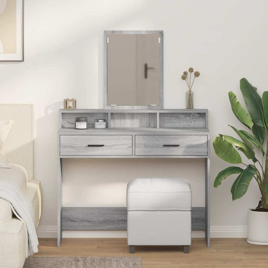 vidaXL Τραπέζι περιποίησης Γκρίζο Σονομα 100 x 41 x 140 εκ.