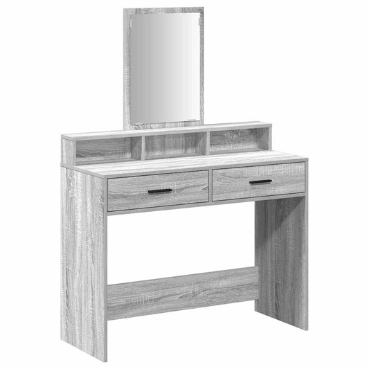 vidaXL Τραπέζι περιποίησης Γκρίζο Σονομα 100 x 41 x 140 εκ.