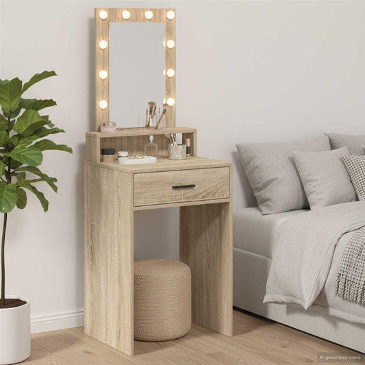 vidaXL Τραπέζι περιποίησης Καφέ 50 x 41 x 140 εκ. Επεξεργασμένο Ξύλο