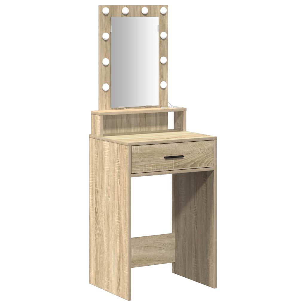 vidaXL Τραπέζι περιποίησης Καφέ 50 x 41 x 140 εκ. Επεξεργασμένο Ξύλο