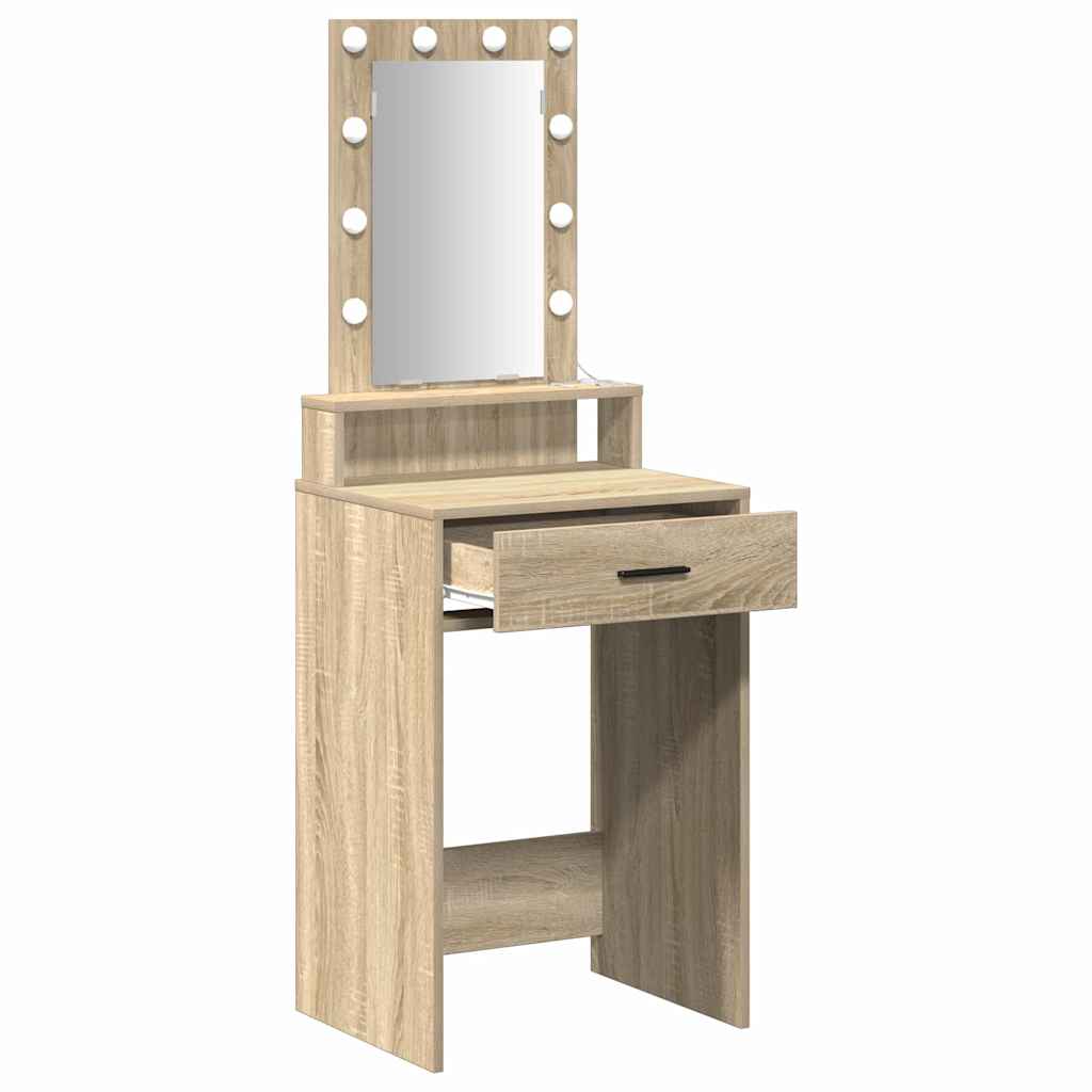 vidaXL Τραπέζι περιποίησης Καφέ 50 x 41 x 140 εκ. Επεξεργασμένο Ξύλο
