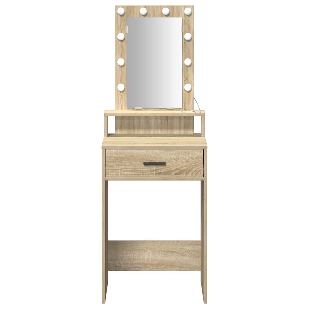 vidaXL Τραπέζι περιποίησης Καφέ 50 x 41 x 140 εκ. Επεξεργασμένο Ξύλο