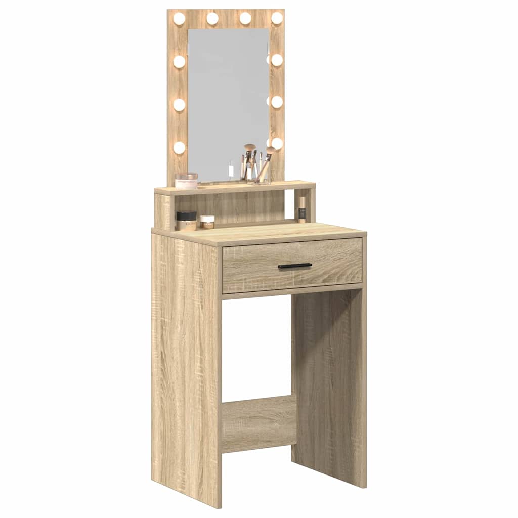 vidaXL Τραπέζι περιποίησης Καφέ 50 x 41 x 140 εκ. Επεξεργασμένο Ξύλο