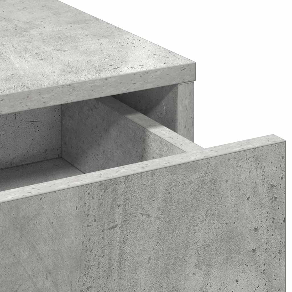vidaXL Τραπέζι περιποίησης Γκρι 50 x 41 x 140 εκ. Επεξεργασμένο Ξύλο