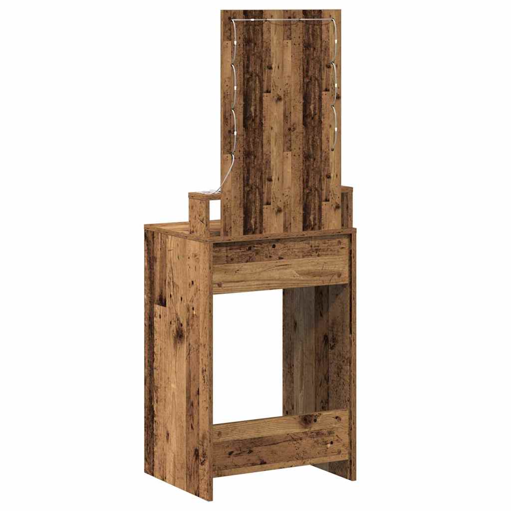 vidaXL Τραπέζι περιποίησης Καφέ 50 x 41 x 140 εκ. Επεξεργασμένο Ξύλο