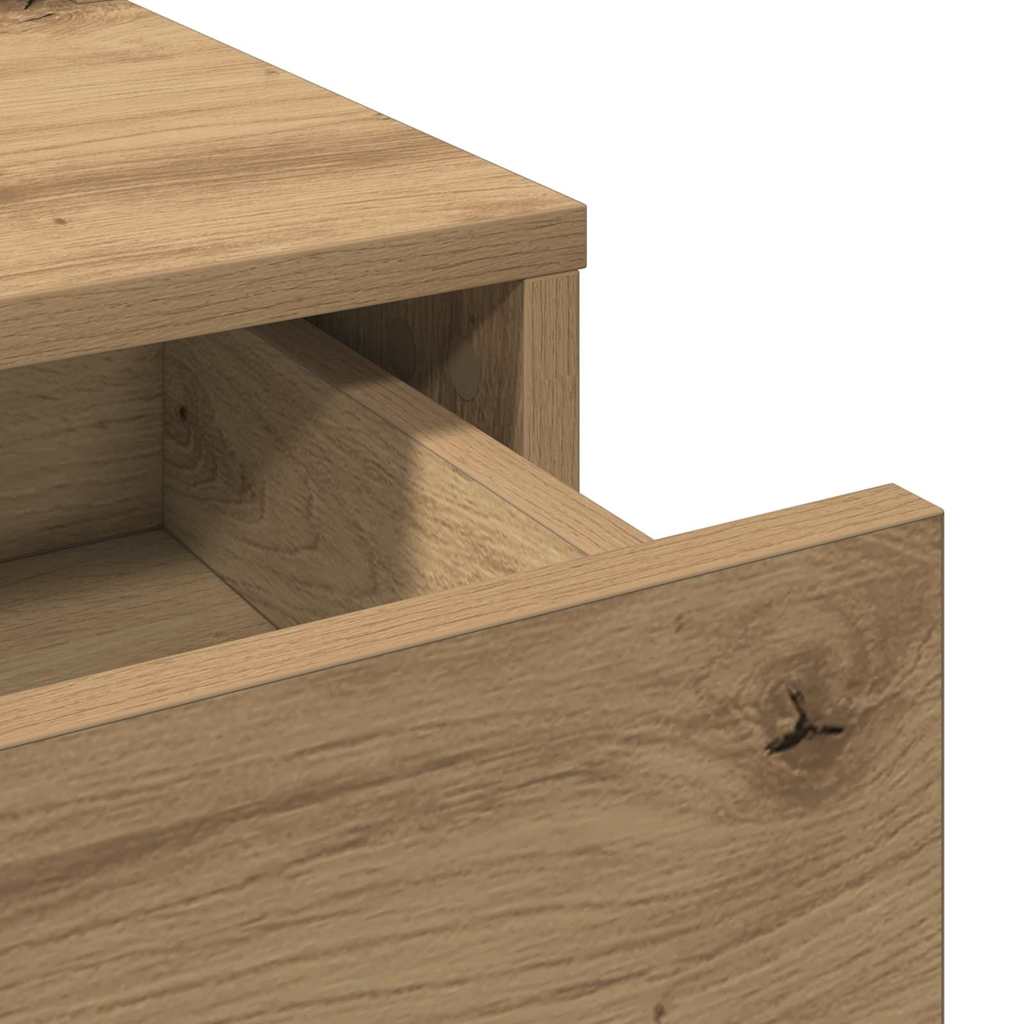 vidaXL Τραπέζι περιποίησης Καφέ 50 x 41 x 140 εκ. Επεξεργασμένο Ξύλο