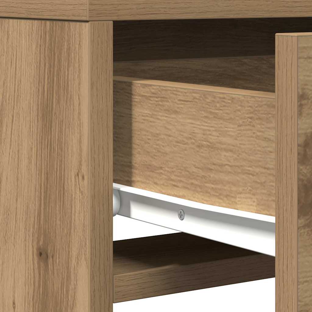 vidaXL Τραπέζι περιποίησης Καφέ 50 x 41 x 140 εκ. Επεξεργασμένο Ξύλο