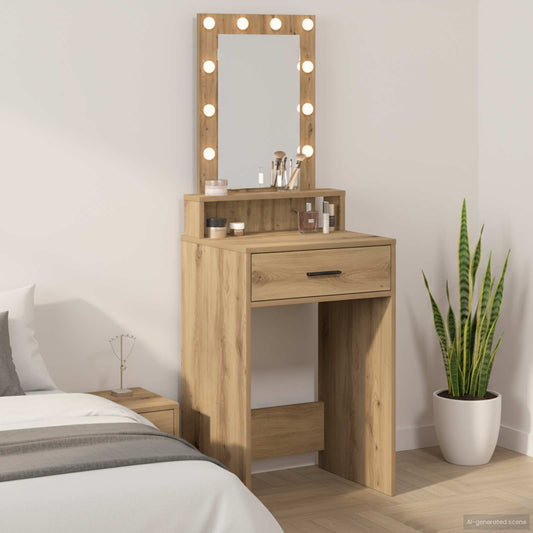 vidaXL Τραπέζι περιποίησης Καφέ 50 x 41 x 140 εκ. Επεξεργασμένο Ξύλο