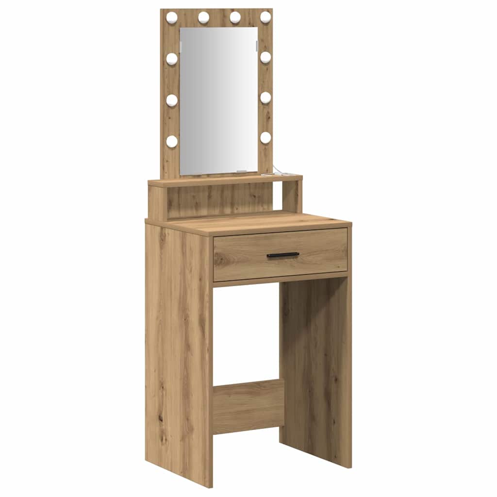 vidaXL Τραπέζι περιποίησης Καφέ 50 x 41 x 140 εκ. Επεξεργασμένο Ξύλο
