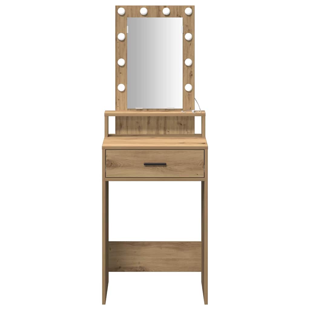 vidaXL Τραπέζι περιποίησης Καφέ 50 x 41 x 140 εκ. Επεξεργασμένο Ξύλο