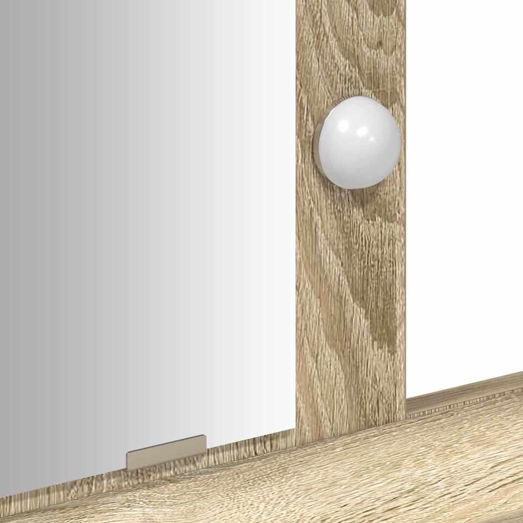 vidaXL Τραπέζι περιποίησης Καφέ 79 x 41 x 140 εκ. Επεξεργασμένο Ξύλο