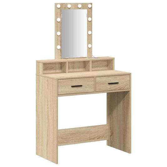 vidaXL Τραπέζι περιποίησης Καφέ 79 x 41 x 140 εκ. Επεξεργασμένο Ξύλο