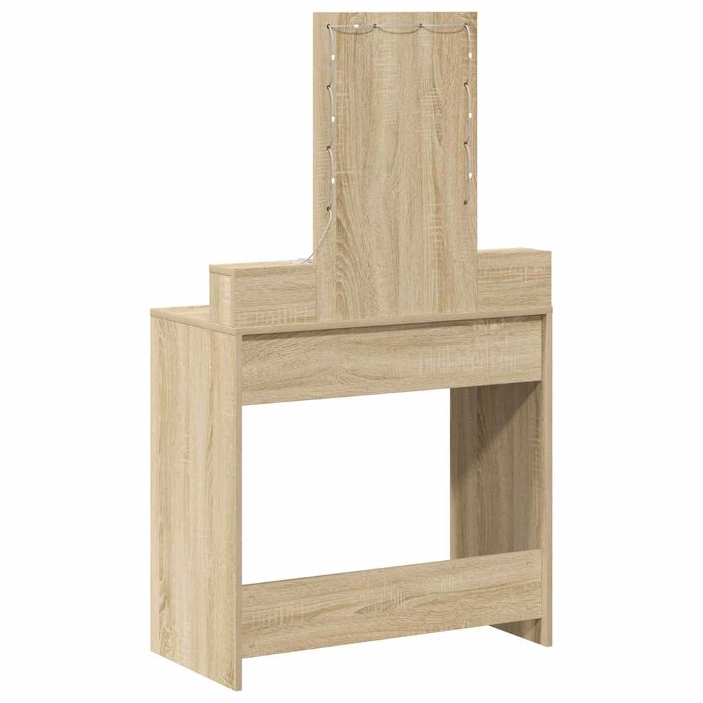 vidaXL Τραπέζι περιποίησης Καφέ 79 x 41 x 140 εκ. Επεξεργασμένο Ξύλο