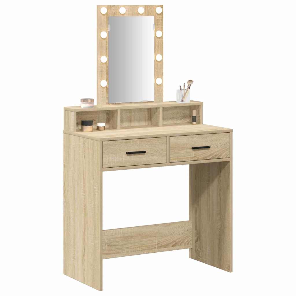 vidaXL Τραπέζι περιποίησης Καφέ 79 x 41 x 140 εκ. Επεξεργασμένο Ξύλο