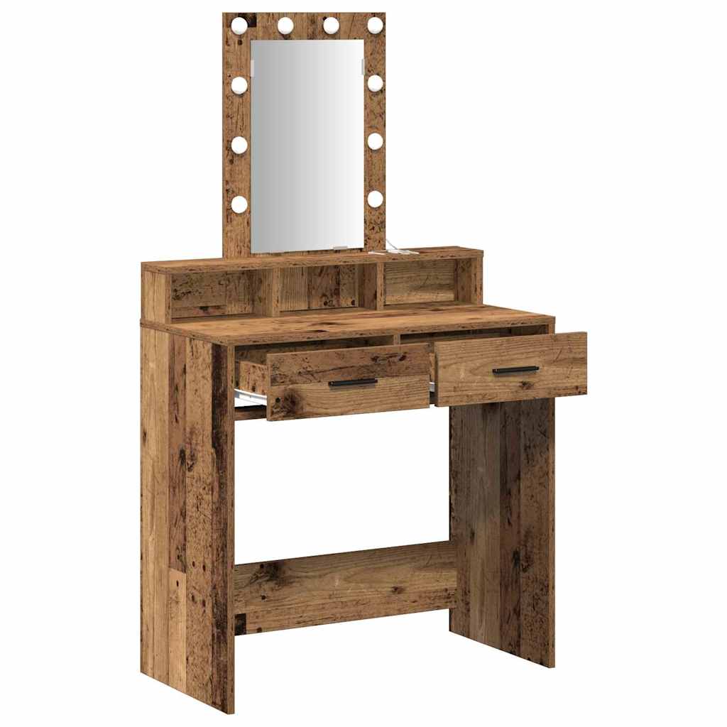 vidaXL Τραπέζι περιποίησης Καφέ 79 x 41 x 140 εκ. Επεξεργασμένο Ξύλο