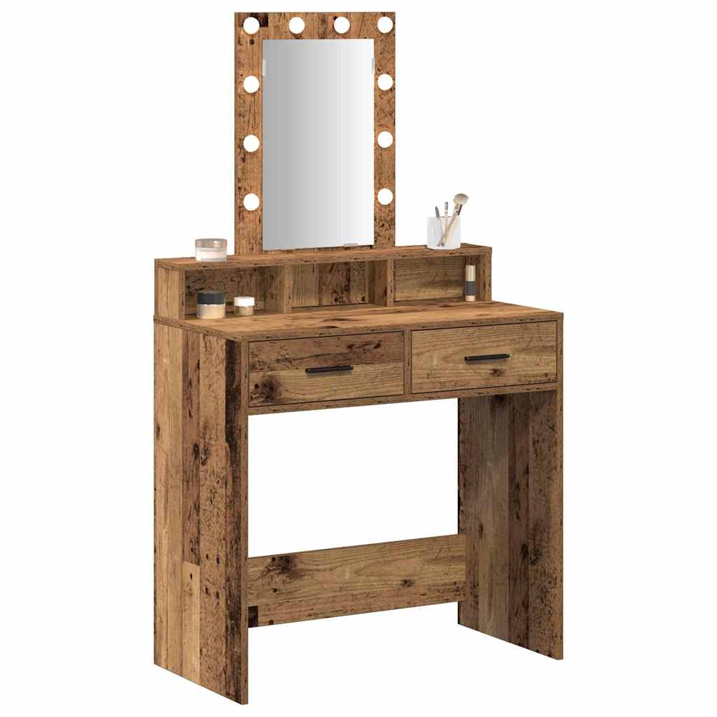 vidaXL Τραπέζι περιποίησης Καφέ 79 x 41 x 140 εκ. Επεξεργασμένο Ξύλο